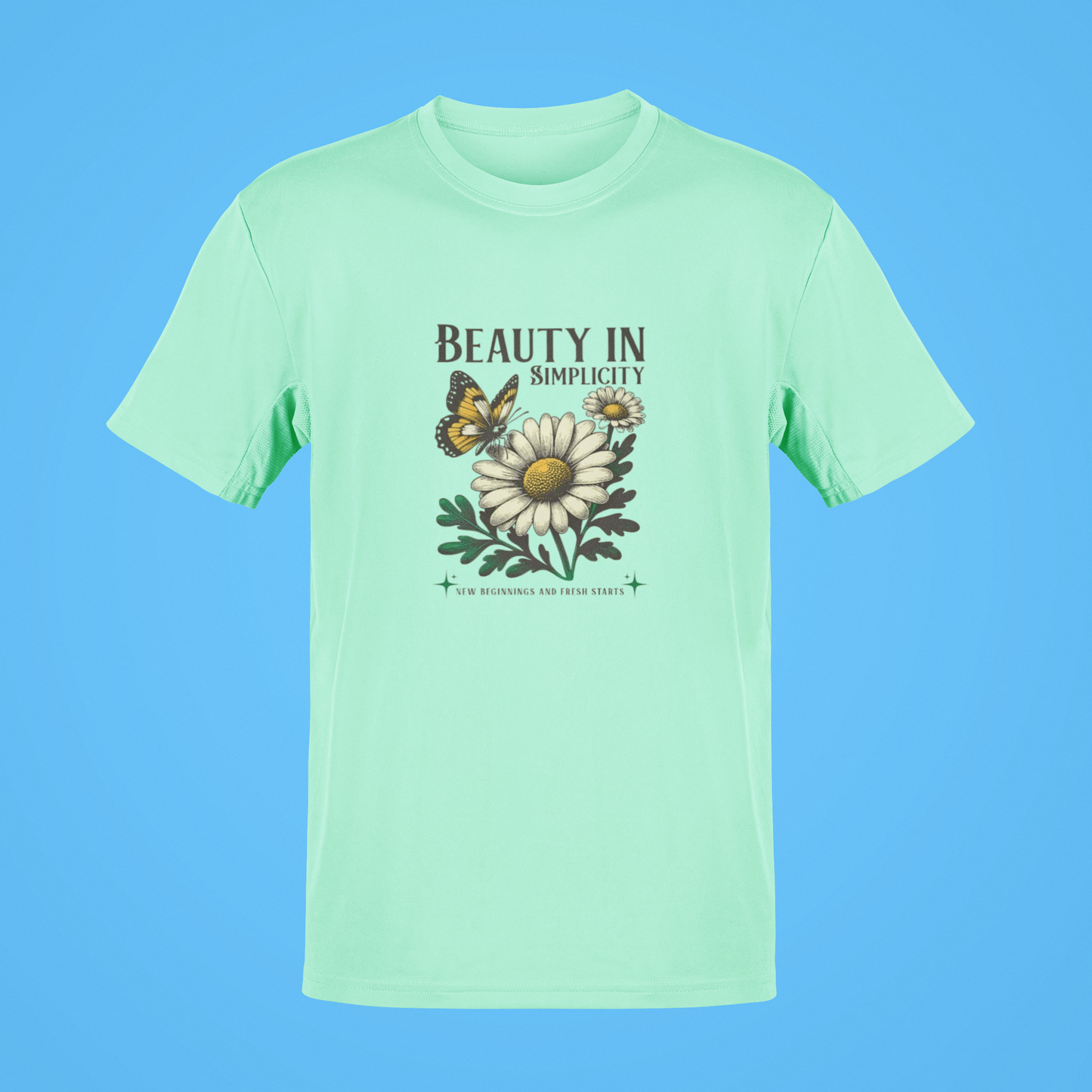 Beauty in Simplicity Regular Fit T-Shirt