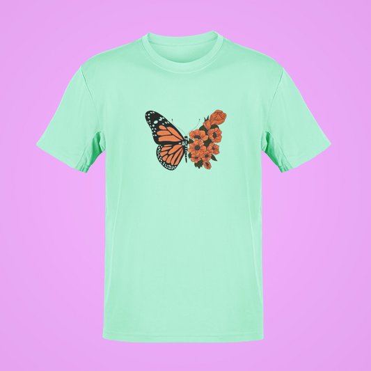 Floral Monarch Regular Fit T-Shirt