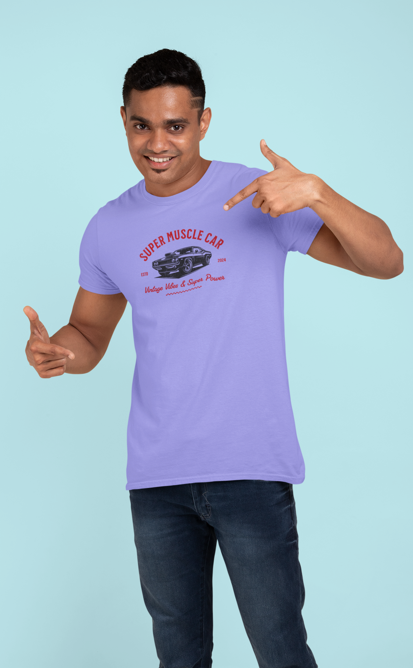 Super Muscle Car Regular Fit T-Shirt