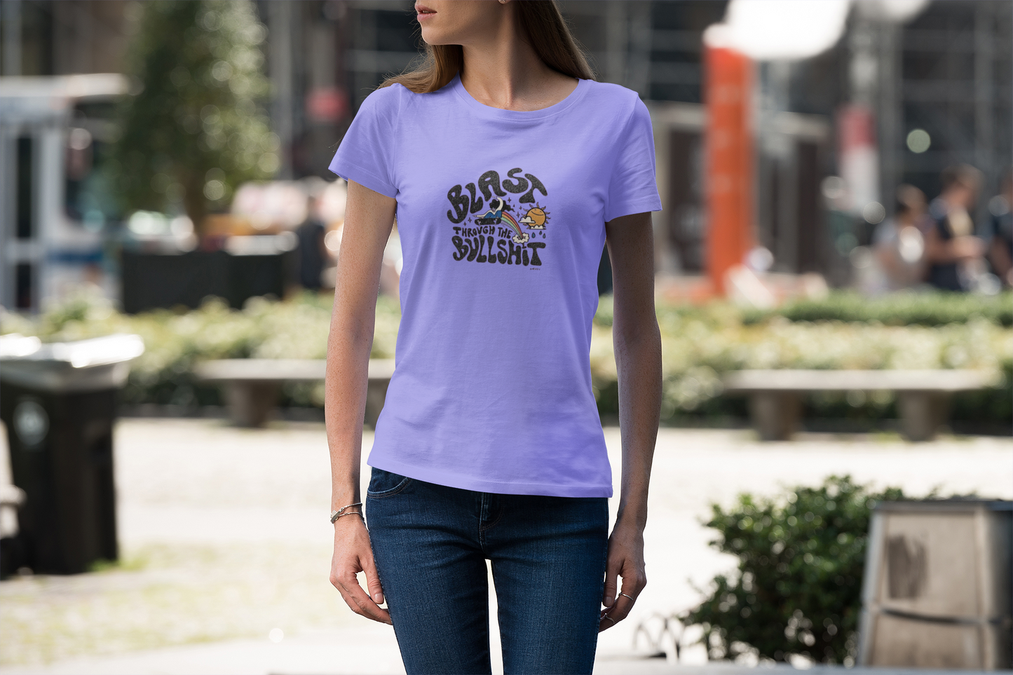 Blast Through the Bullsh*t Regular Fit T-Shirt