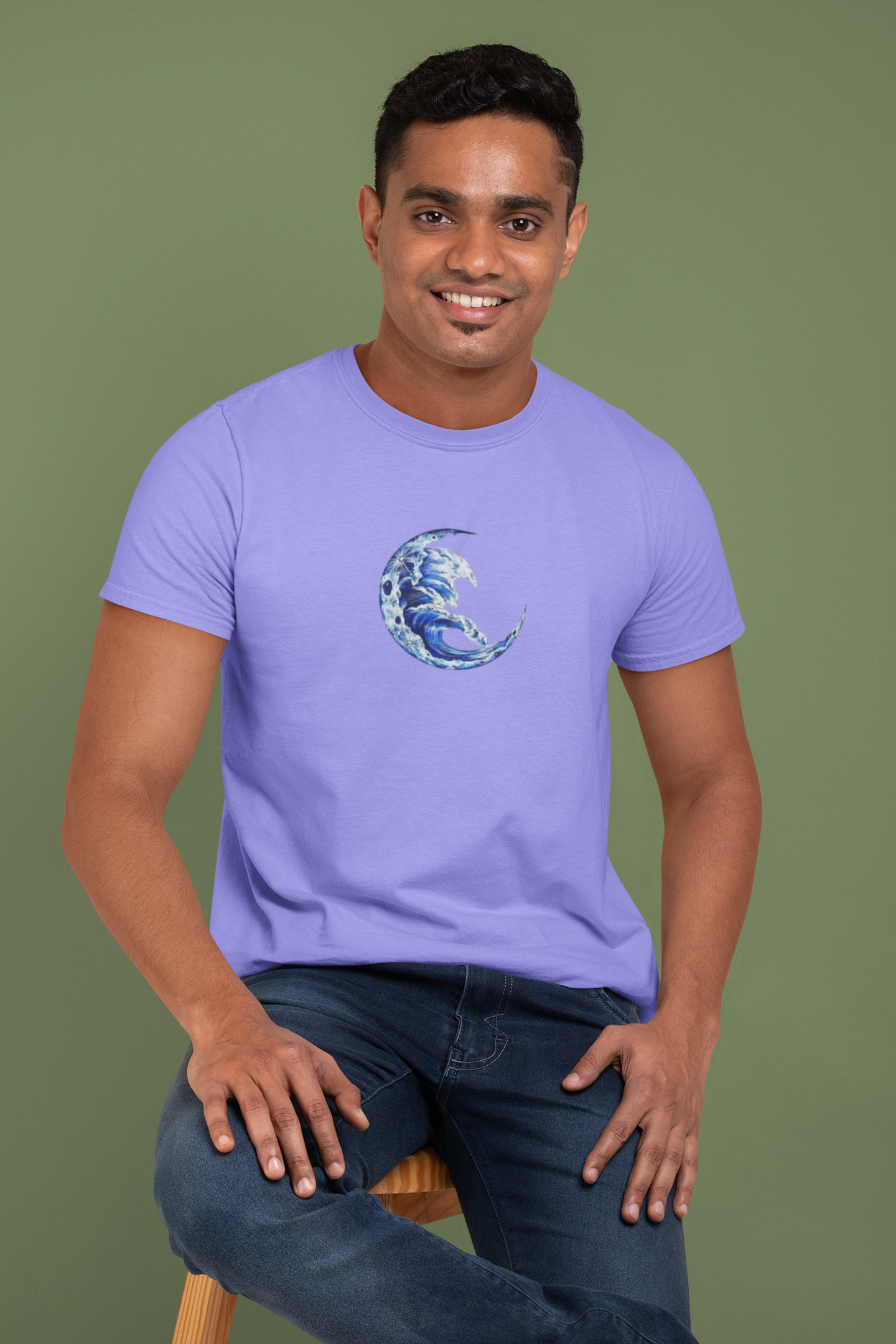Lunar Wave Regular Fit T Shirt