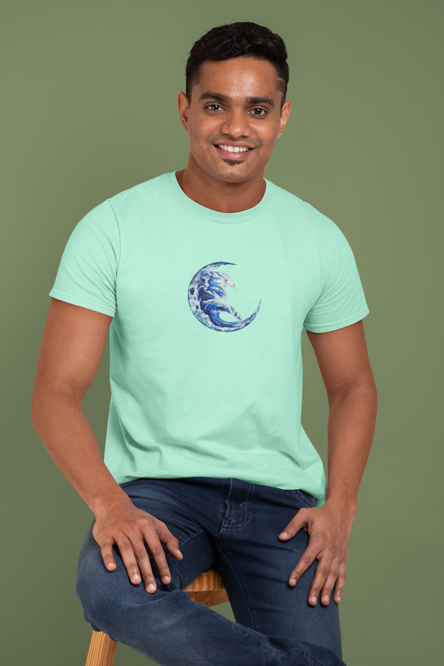 Lunar Wave Regular Fit T Shirt