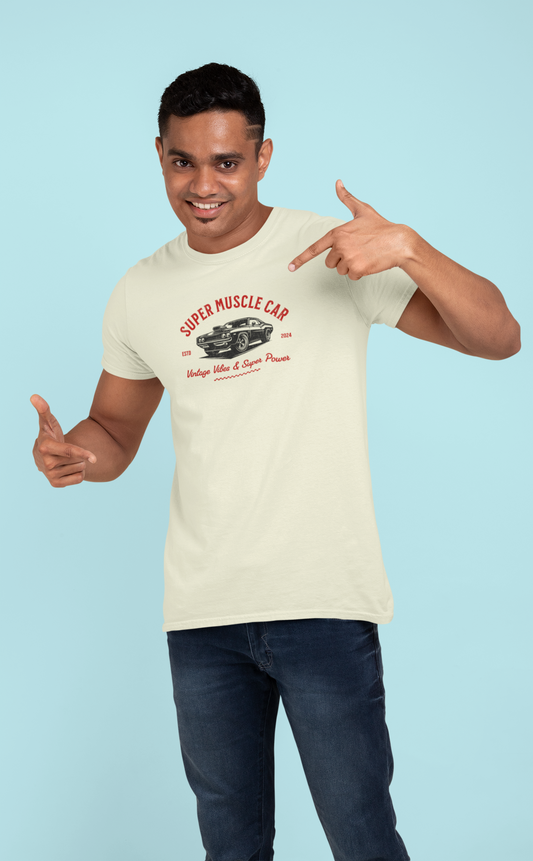 Super Muscle Car Regular Fit T-Shirt