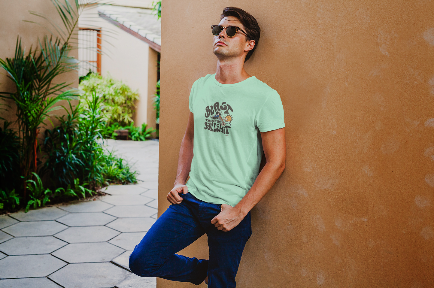 Blast Through the Bullsh*t Regular Fit T-Shirt
