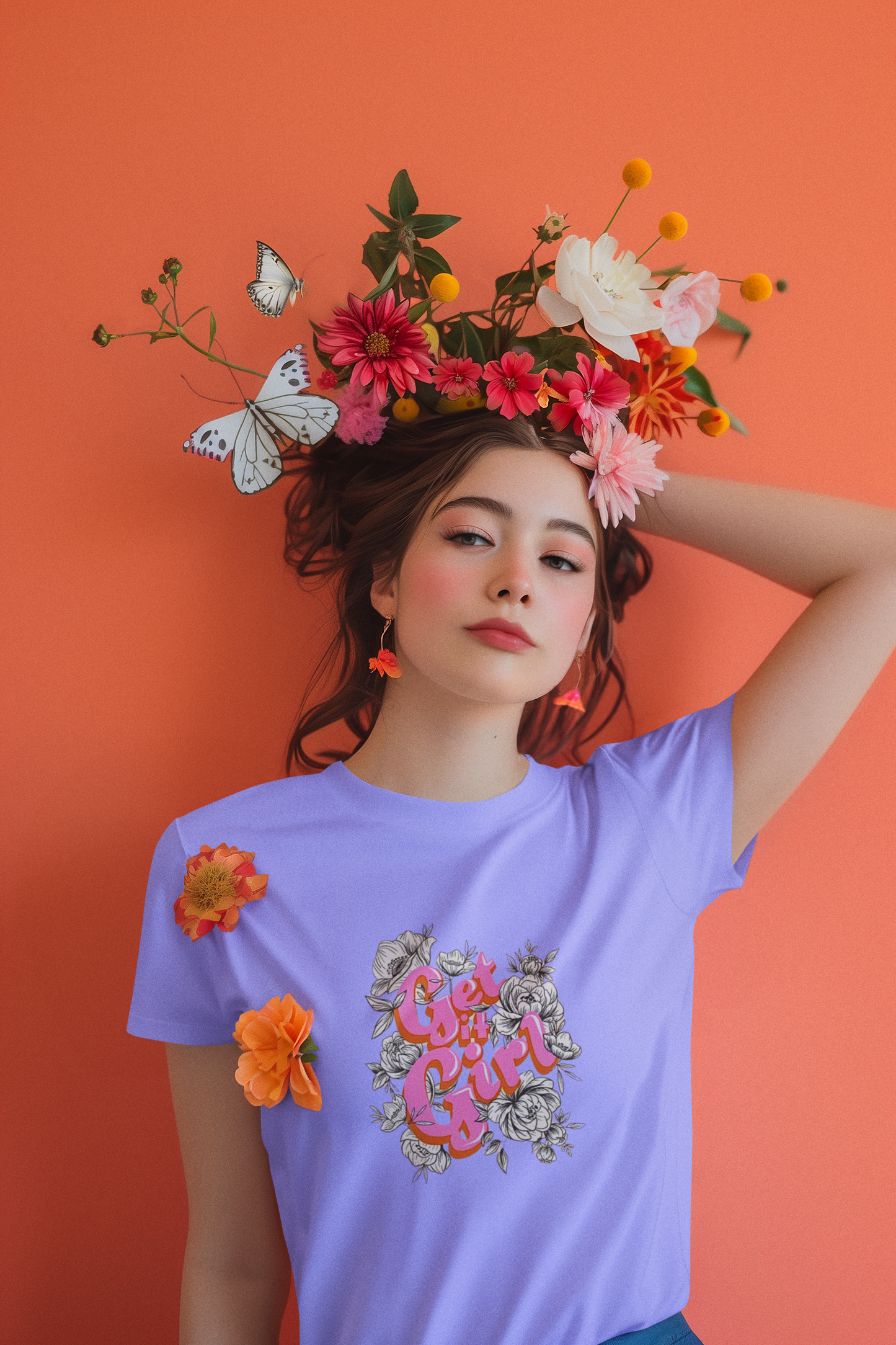 Get It Girl Regular Fit T-Shirt